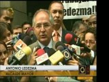 Ledezma alertó a los demás gobernadores y alcaldes que
