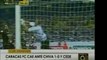 En la Copa Libertadores el Caracas Fútbol Club cayó ante el