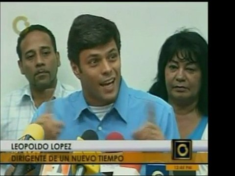 Leopoldo López dijo que los ataques contra los dirigentes op