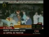 En Islamabad, capital de Pakistán, hubo una fuerte explosión