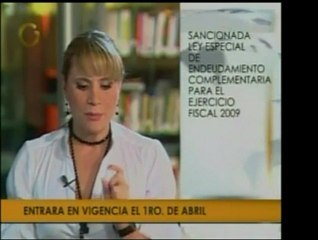 Se reformó la Ley de Presupuesto con las modificaciones intr
