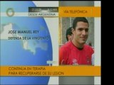 No se sabe si el defensa Juan Manuel Rey jugará contra la on
