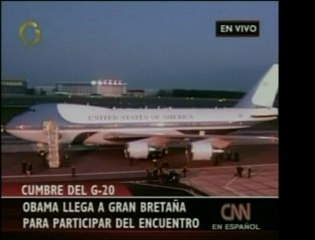 El Primer Mandatario estadounidense Barack Obama llega a Lon