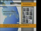 El Dir. de Funvisis, Carlos Garcés, confirmó que hubo sismos