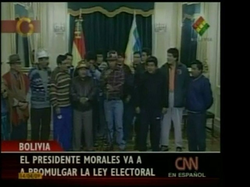 Luego de que se aprobara la Ley Electoral, Evo Morales dejó