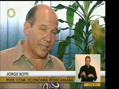 Jorge Botti de Fedecámaras hizo un balance del 2009 y dio co