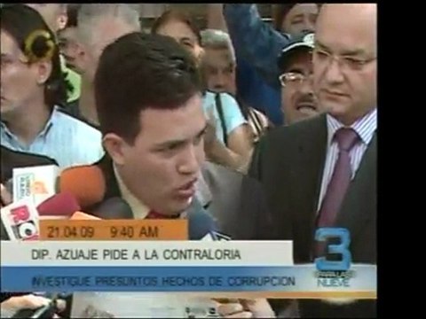 Wilmer Azuaje sigue con las denuncias contra el padre del Pr