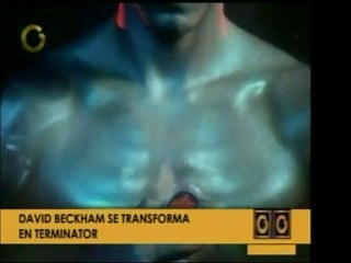 El célebre futbolista David Beckham realizó un comercial par