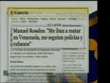 Rosales dijo a la prensa peruana que salió del país porque e
