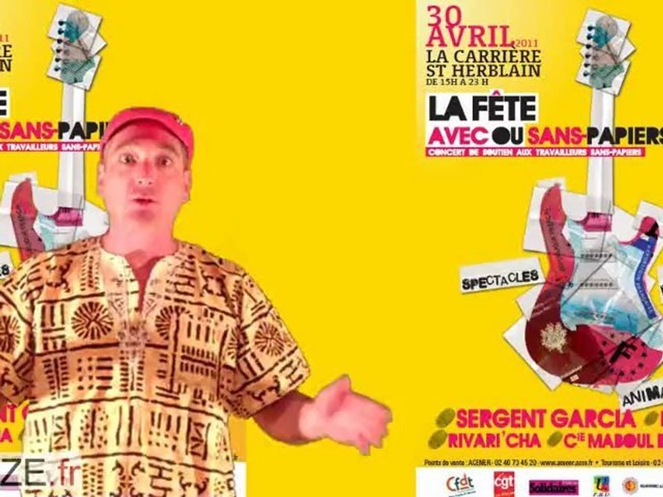 La Fête avec ou sans papiers concert de soutien aux travailleurs sans papiers Nantes