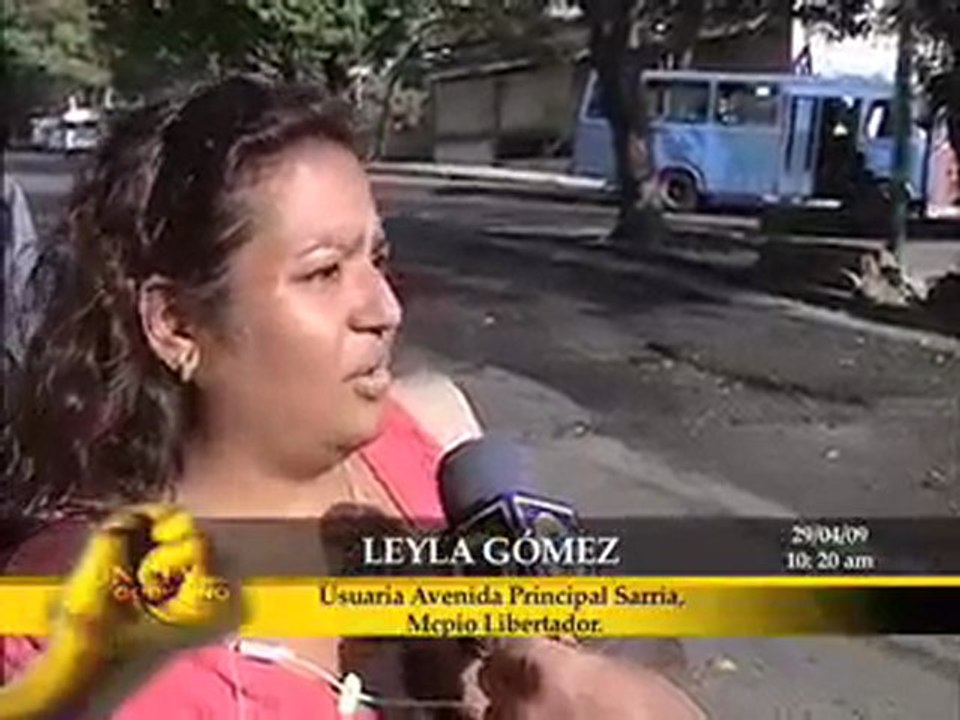 @globovision Los vecinos de Sarria sufren por la gran cantid