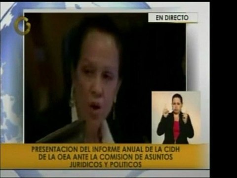 Intervención venezolana ante la OEA donde rechaza el método
