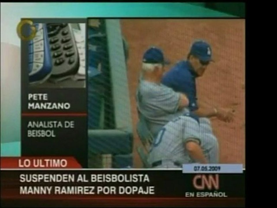 Manny Ramírez fue suspendido en Grandes Ligas al salir posit