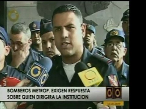 Una comisión de los Bomberos Metropolitanos solicitó palabra