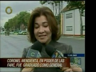 El presidente de Colombia, Álvaro Uribe, ascendió hoy de Cor