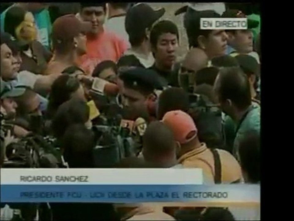 Ricardo Sánchez, del FCU de la UCV, dijo que la liberad univ