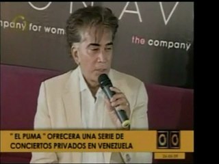 José Luis Rodríguez "El Puma" dará una serie de conciertos p