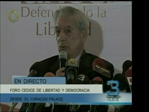 Mario Vargas Llosa se mostró preocupado por la libertad econ