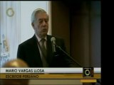 Parte de la participación de Mario Vargas Llosa en el foro d