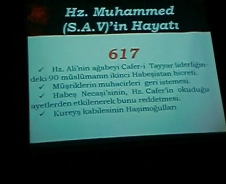 Ardahan Anadolu İmam Hatip Lisesi 21 Nisan Kutlu Doğum Programı Hz. Muhammed (sav) Hayatı Slayt