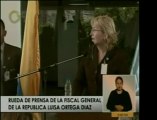 La Fiscal Luisa Ortega Díaz prometió actos conclusivos respe