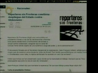 Reporteros Sin Fronteras dirigieron una carta abierta al Pdt