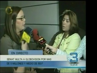 La abogada de Globovision, Maria Cristina Núñez, declara ant