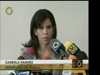 La Defensora del Pueblo, Gabriela Ramírez, aseguró que los e