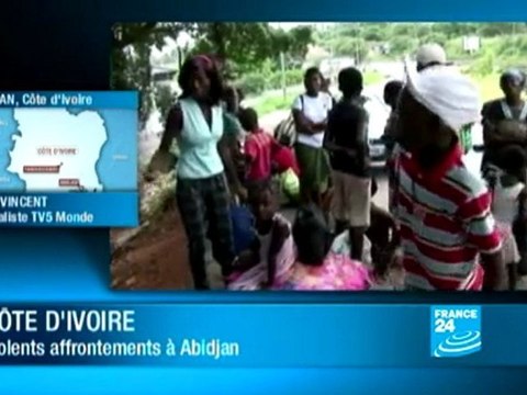 Côte d'Ivoire : Violents affrontements à Abidjan