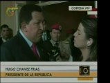 Vea declaraciones del Pdte. Chavez y mandatarios de otras na