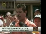 Trabajadores de PDVSA Anaco se trasladaron a Caracas a prote