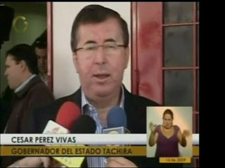 El Gob. del Táchira, César Perez Vivas, respondió a las acus