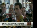 El Gob. Capriles Radonsky anunció que la Mesa de Unidad no i