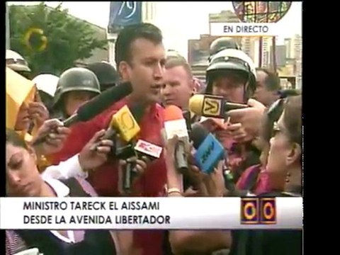 @globovision Min. Interior y Justicia, Tareck El Aissami, re