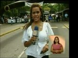 Obreros de la UCV trancaron la entrada de Plaza Venezuela po