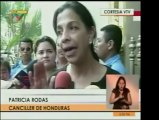 Patricia Rodas, canciller de Honduras, dijo que instituirán