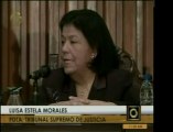 La Magistrado Luisa Estela Morales respondió respecto a la p