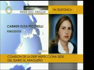 El diario Aragueño es objeto de una inspección por parte de