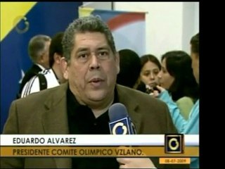 El presidente del Comité Olímpico Venezolano rinde declaraci