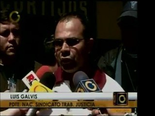 Sindicalistas de los tribunales denuncian que despidieron a