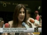 Trabajadores de Globovision y la abogada del canal rinden de