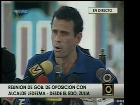 Previo a la visita a la OEA, Capriles Radonsky habló de Curi