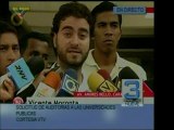 Vicente Moronta, dirigete estudiantil oficialista de la UCV,