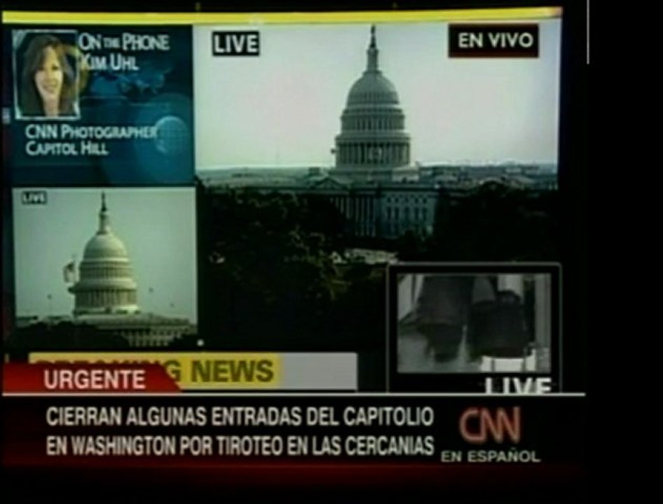 Se escucharon disparos por Washington y se cerraron varias c