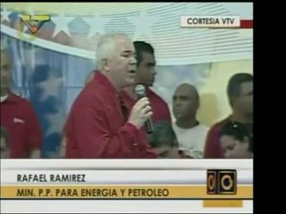 Contraste de las afirmaciones del Ministro Rafael Ramírez co