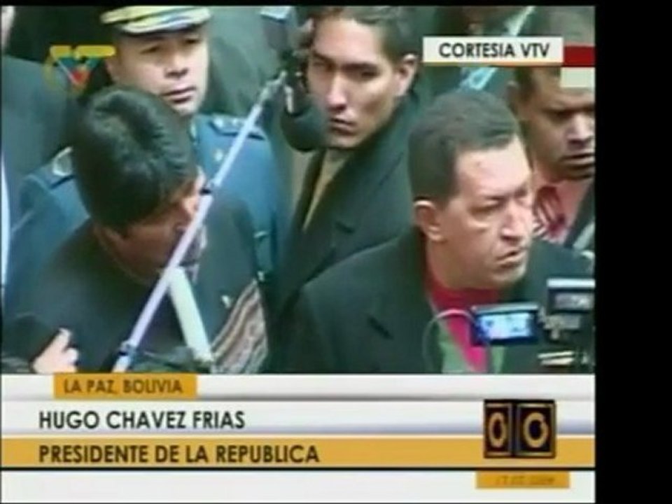 Desde Bolivia Hugo Chavez habló del retorno de Zelaya, de la
