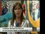Manifestantes que protestan contra Globovision dijeron que e