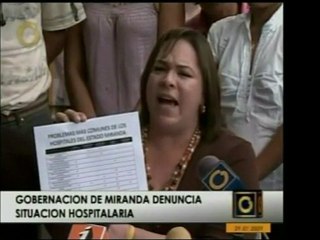En Miranda denuncian fallas en infraestructura, insumos, per
