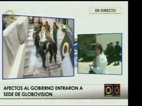Seguidores de Lina Ron entraron armados a globovision, somet