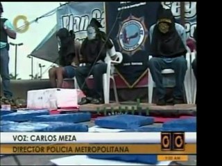 La PM incautó un cargamento de supuesta droga y armamento, e